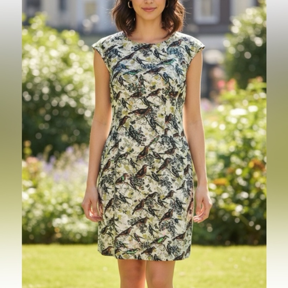 River Island Beaded Sequin Bird Dress